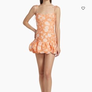 Amanda Uprichard Ivory Skort Bubble Minidress